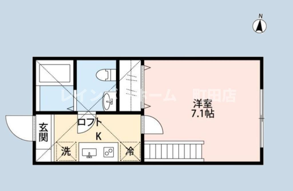 アザーレ・クオン相武台※初期費用分割あと払いサービス利用可能物件の間取り