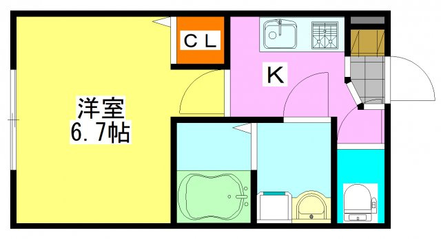 【間取り】 | ラポルト船橋東