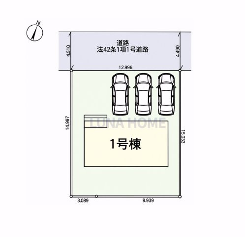 笠間市市野谷第2　新築戸建　の区画図|住宅ローンについてご不安な方もお任せください♪経験豊富なスタッフが丁寧にサポートいたします！