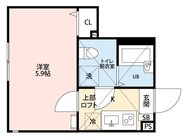 【間取り】 | アザーレ・パッシオ京王稲田堤