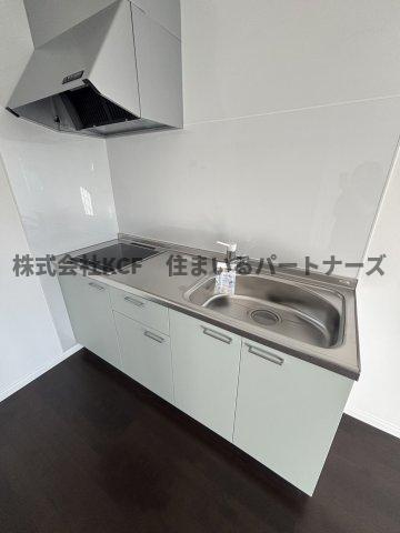 ローズコートのキッチン|コンパクトなキッチンで掃除もラクラク