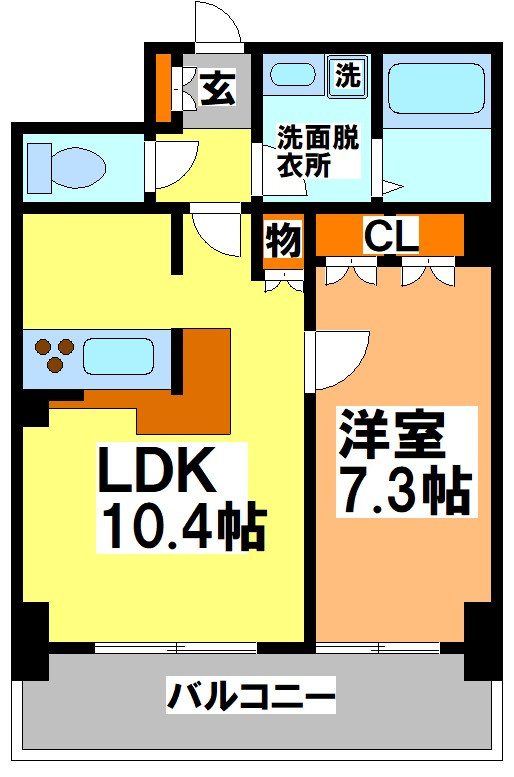 武蔵野市吉祥寺本町１丁目の賃貸マンションの間取り