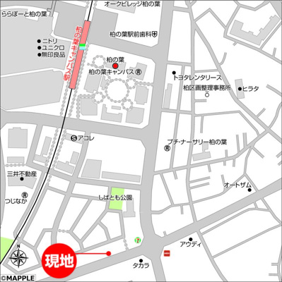【地図】 | メグリオ柏の葉