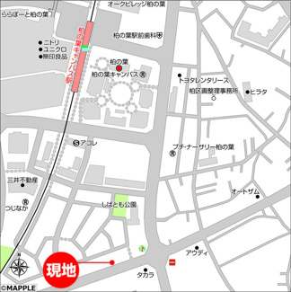 【地図】 | メグリオ柏の葉