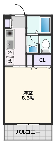 【間取り】 | ドミトリオ仁王田
