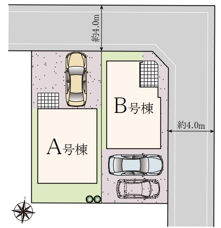 花小金井南町3丁目　全2棟　A号棟