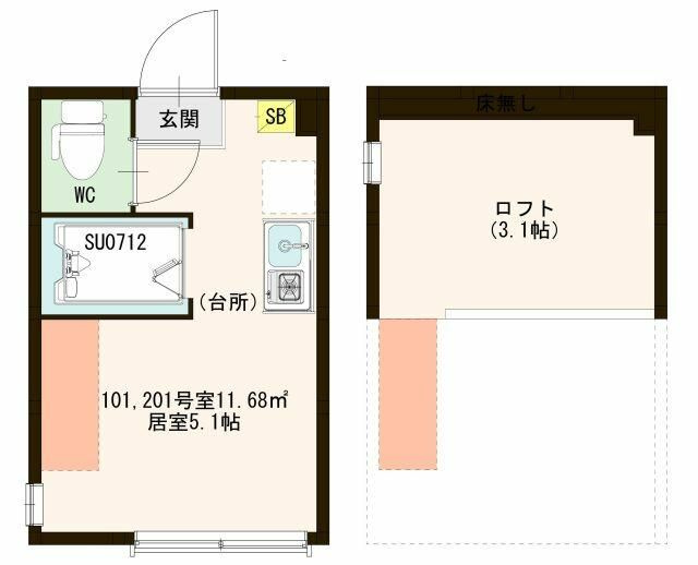 ローレンス　ガーデンの間取り