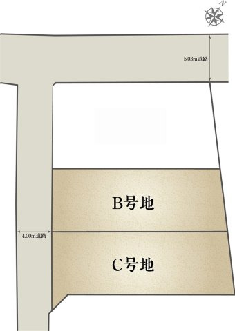 【区画図】 | 葵区北安東3丁目Ⅳ　新築戸建　B号地