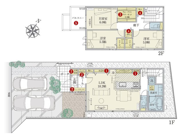 【間取り】 | 葵区北安東3丁目Ⅳ　新築戸建　C号地