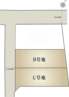 【区画図】 | 葵区北安東3丁目Ⅳ　新築戸建　C号地