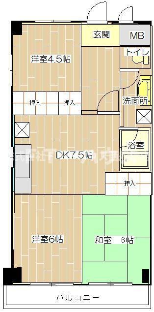 アミカル高橋の間取り