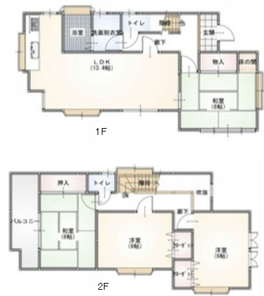 【間取り】 | 泉区岡津町戸建 | ４ＬＤＫの間取りです！