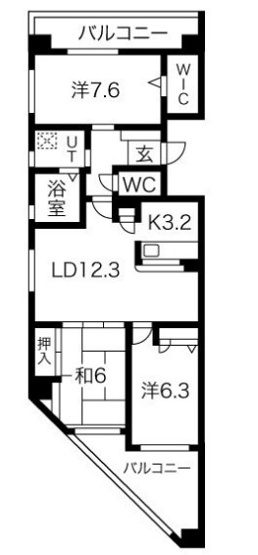 【間取り】 | オーデ・ブルージュ