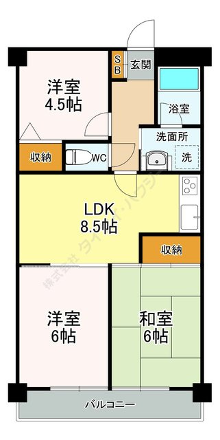 平和台グリーンハイツの間取り