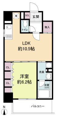 【間取り】 | アプリーレ堺筋本町