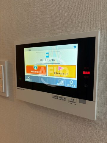 ウエリスタワー谷町四丁目のセキュリティ|ウエリスタワー谷町四丁目　モニター付きインターホン