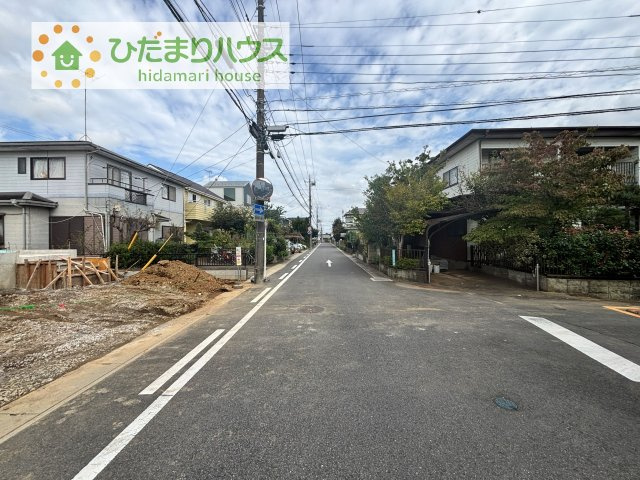【前面道路含む現地写真】 | 牛久市上柏田第10　新築戸建 | 10/4撮影