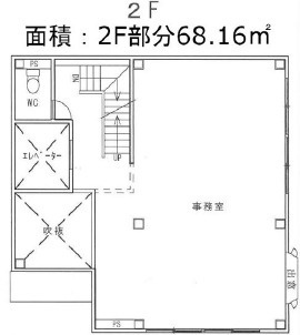 豊中市上野西３丁目の店舗事務所の間取り