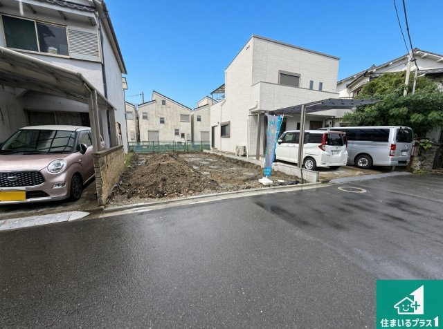 ◆東大阪市新鴻池町　第2期　新築一戸建ての外観|現在の進捗状況です！順調に作業進行中、完成が待ち遠しいです！詳細の間取り等、お気軽にお問い合わせください！