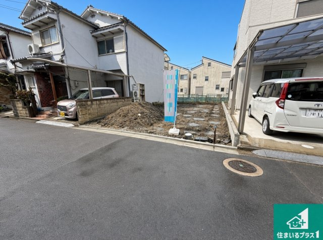 ◆東大阪市新鴻池町　第2期　新築一戸建ての外観|現在の進捗状況です！順調に作業進行中、完成が待ち遠しいです！詳細の間取り等、お気軽にお問い合わせください！
