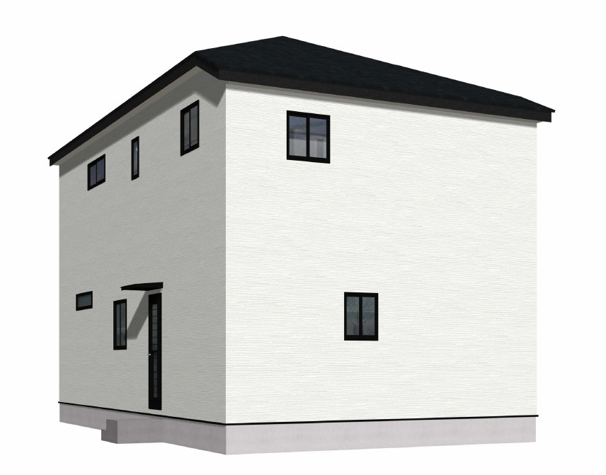 北九州市八幡西区若葉2丁目2期2号棟の外観パース|外観パースです