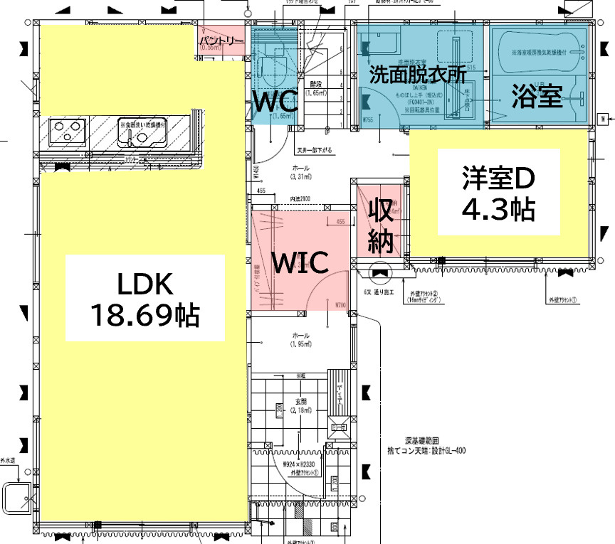 小倉南区若園1丁目5期の間取り