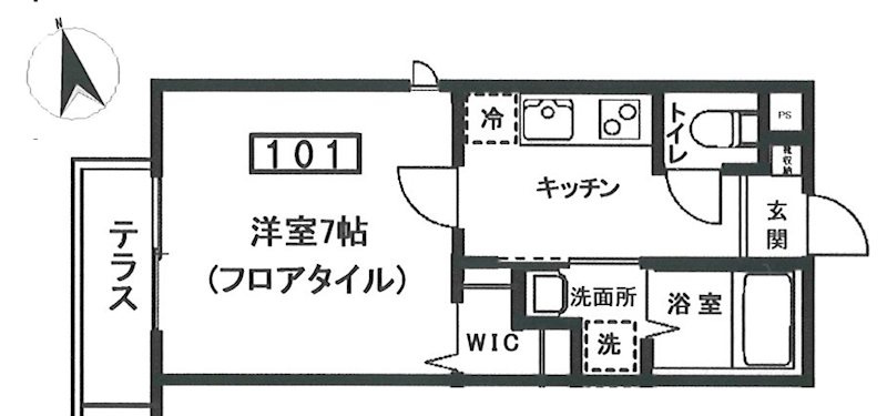 juin．T の間取り
