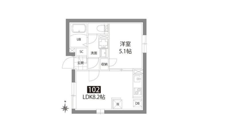 CASA PIAZZA池袋の間取り