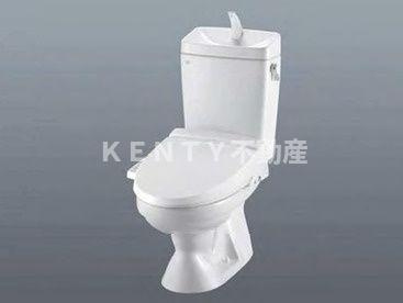 【トイレ】 | キバナガーデン | 落ち着いた色調のトイレです