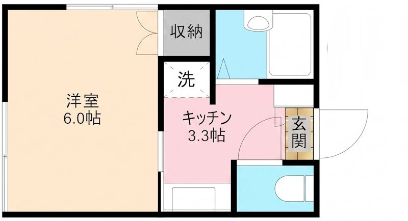ラフォーレサカイ の間取り|間取りです。