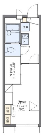 レオパレス武蔵野第３の間取り
