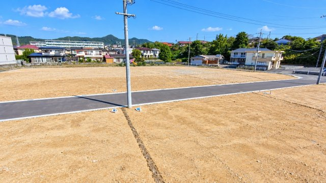プランタウン清末西町　第2期の前面道路含む現地写真