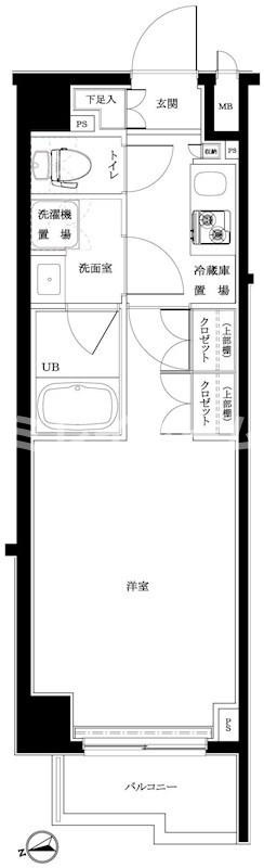 ルーブル蒲田十番館の間取り