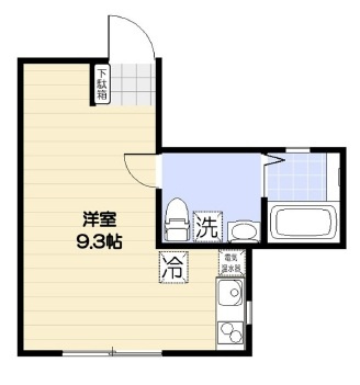 ハレモアナ大岡山の間取り|間取りです。