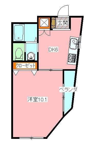ディオン石原の間取り