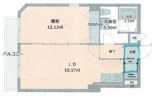 コリーヌ恵比寿の間取り