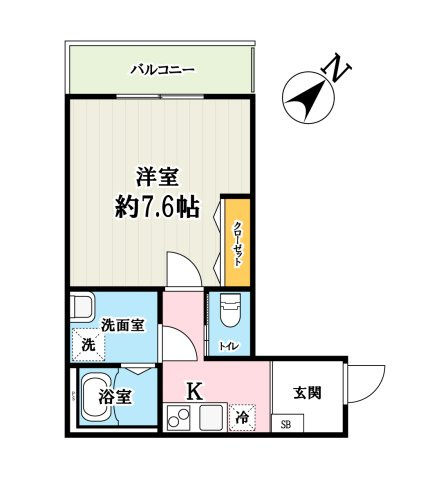 キャメル川越　都Aの間取り