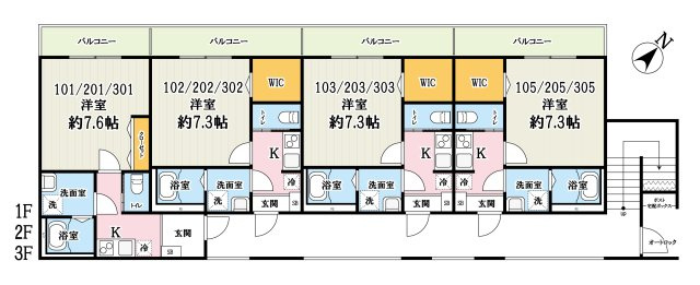 キャメル川越　都Aの間取り
