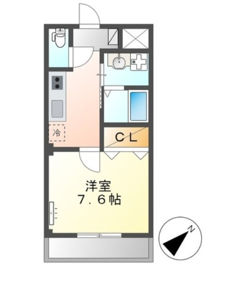 ラーハ前原の間取り