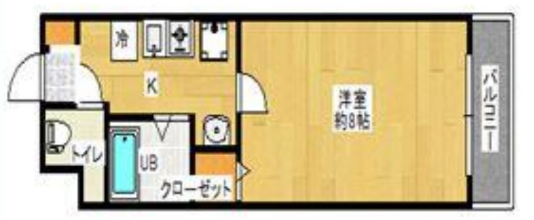 吹田市江坂町１丁目の店舗事務所の間取り
