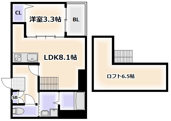 【間取り】 | LOFTRIA 大正
