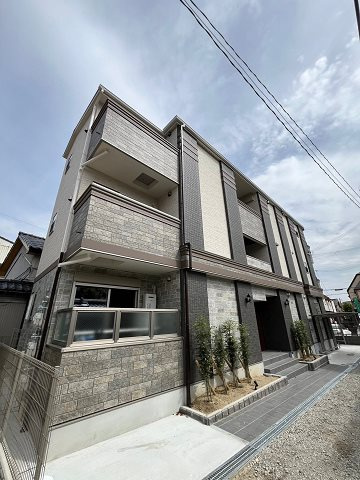 大阪市西淀川区姫島１丁目のアパートの外観