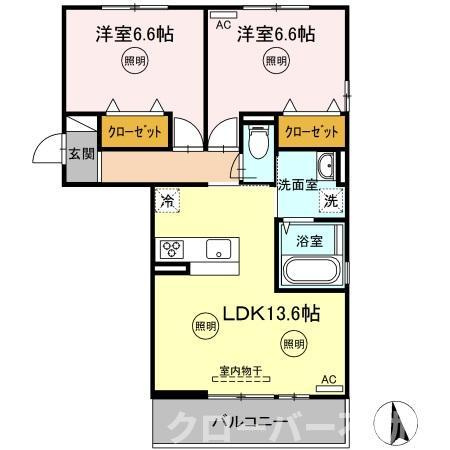 エポックハイツ屋島の間取り