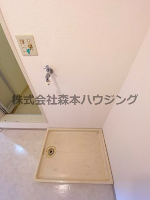 【設備】 | 　大西マンション | 室内洗濯機置き場です