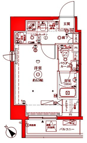 【間取り】 | クレイシア横浜NORTH