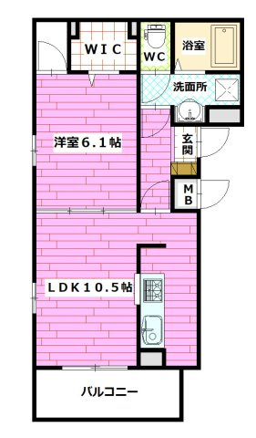 アーバンコート堀越の間取り