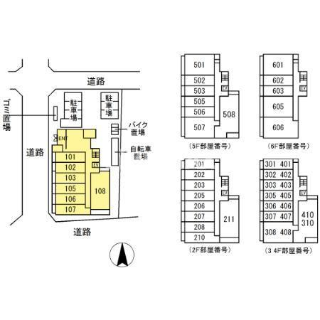 【区画図】ホーリーホック