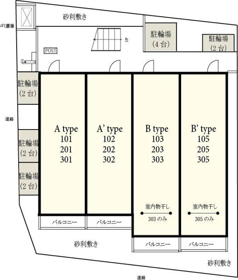 【区画図】 | リブリ鶴間(リブリツルマ)