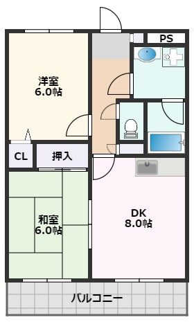 【間取り】 | プランドール千里丘