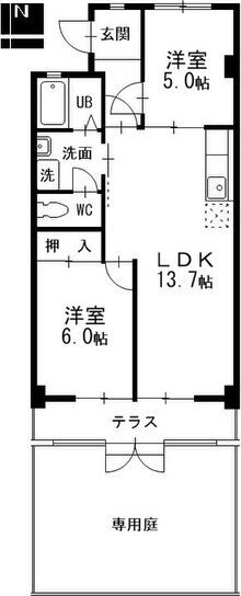 【間取り】 | 第3ヒルハイツ桃山